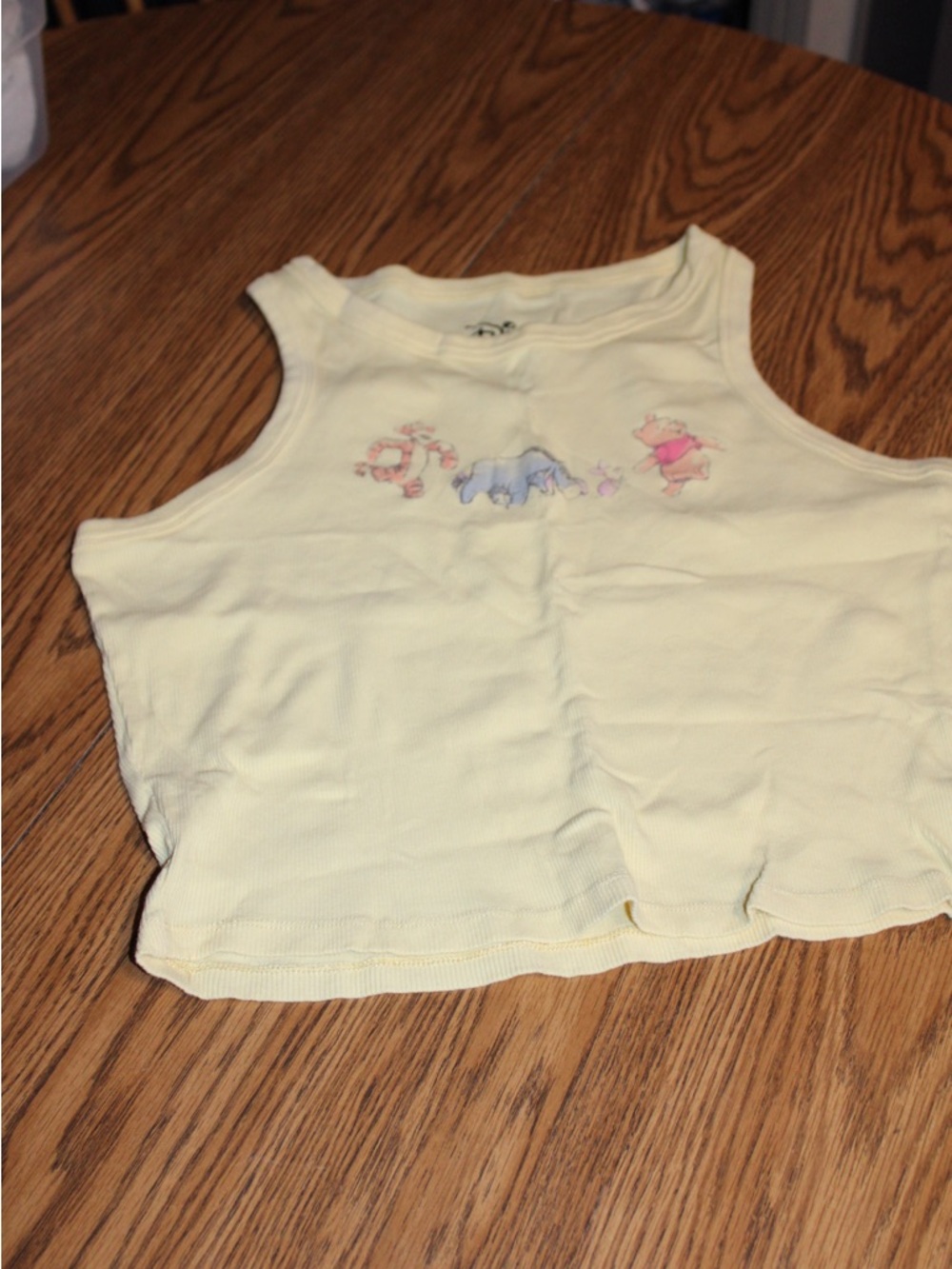 Winnie the Pooh Yellow Juniors’ Tank Top